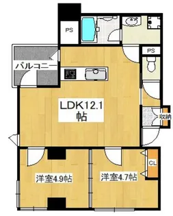 ルミアージュ登戸【3階】の間取り