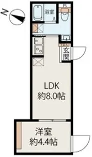CIEL北赤羽【1階】の間取り