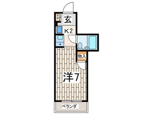 コスモハイツ上原【3階】の間取り