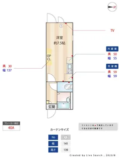 アイコート富士見ヶ丘【1階】の間取り