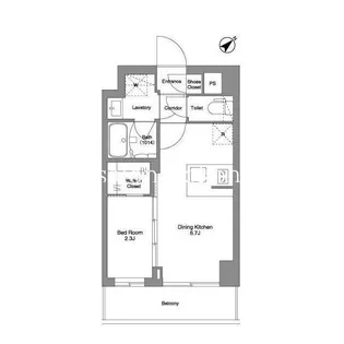 BPRレジデンスMotomachi Bay Side【3階】の間取り