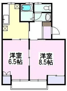 カサブランカ【1階】の間取り