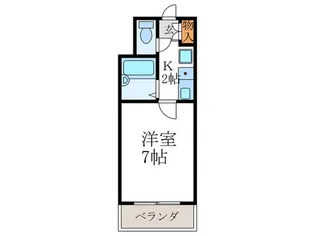 ピラ-ズ御所西【4階】の間取り