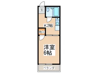 サイトウハイツ【2階】の間取り