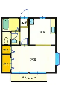 フォーシーズンII C棟【2階】の間取り