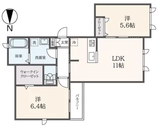 レジデンス笹塚イースト【3階】の間取り