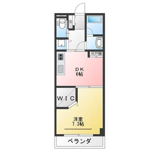ハートウッドコート【2階】の間取り