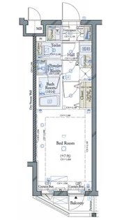 コンシェリア品川 THE RESIDENSE【1階】の間取り