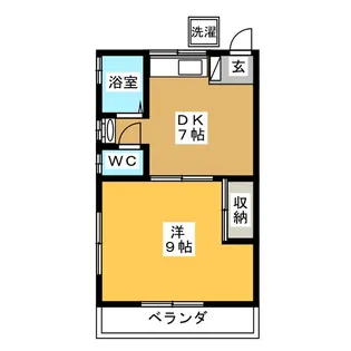 松村荘【2階】の間取り