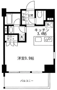 幕張ベイタウンマリンフォート【4階】の間取り