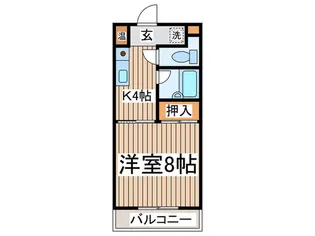 ファ-ストタウン中央【1階】の間取り