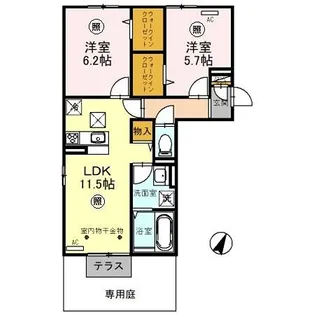 ファミリア.T【1階】の間取り