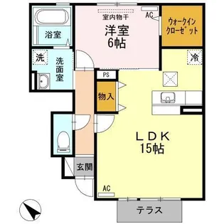 ラポール山路【1階】の間取り