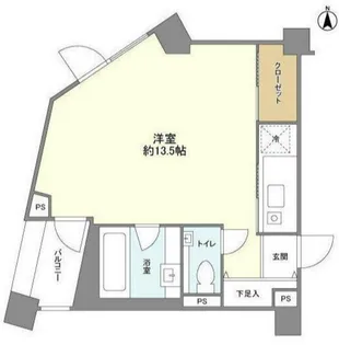 トゥールブランシュ麻布【3階】の間取り