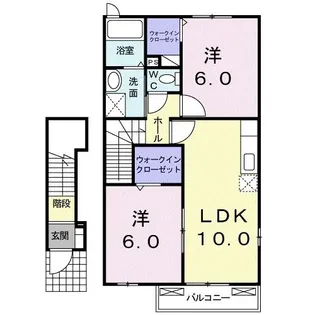 プリムローズ【2階】の間取り