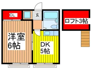 プラザ・ドウ・ユ-ス【2階】の間取り