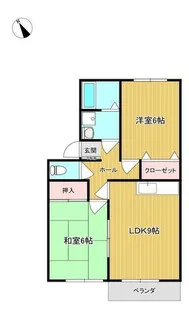 楠・サンフラワー【2階】の間取り