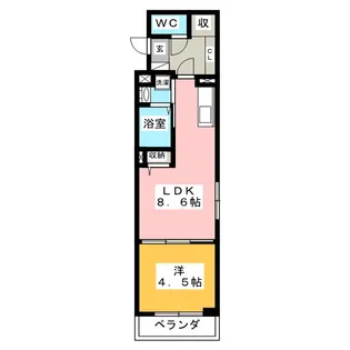 アシュリーKIV【3階】の間取り
