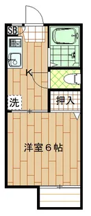 ハイツ宮ノ台【2階】の間取り