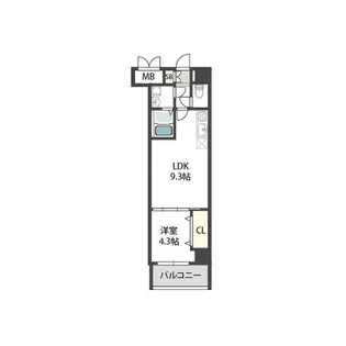 グランパシフィック北巽【3階】の間取り