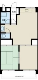 第5マンション北栄【4階】の間取り
