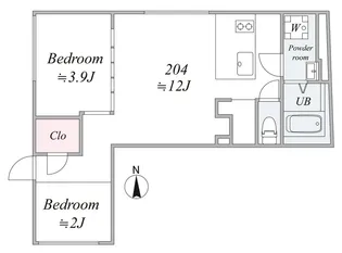 trias148【2階】の間取り