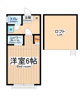 アンベリール【2階】の間取り