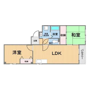 イーストハイツ【1階】の間取り