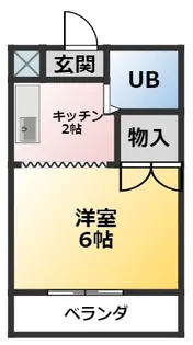 グリーンハイツ【4階】の間取り