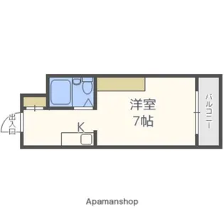 シャトー相川【2階】の間取り