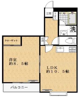 パイフラット【3階】の間取り