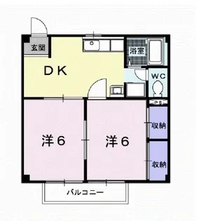 キャッスルライフ【2階】の間取り