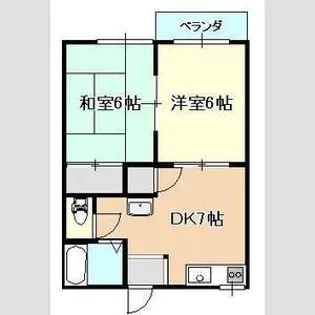 キャッスルクイーン【1階】の間取り