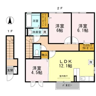 プリマベーラ【2階】の間取り