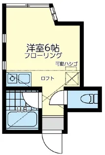 ユナイト渡田新町アプリコット【1階】の間取り
