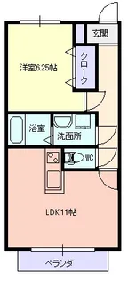 アルエット【1階】の間取り