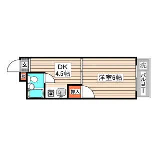 プルミエール東雲【1階】の間取り