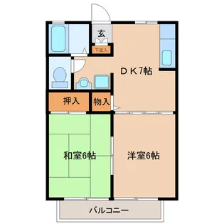 プリマヴェーラ【1階】の間取り