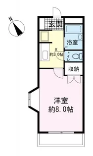 カーサU【3階】の間取り
