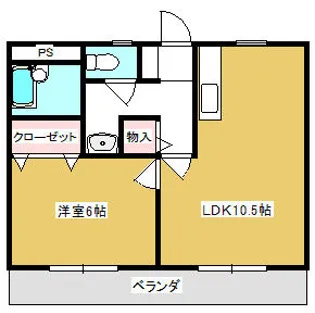 グランドマロン【2階】の間取り