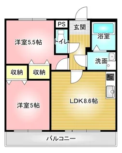 日映マンションIII【9階】の間取り
