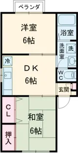リストワール幸町A【2階】の間取り
