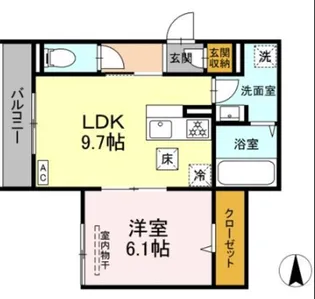 ボヌール(寿町2)【0】【1階】の間取り