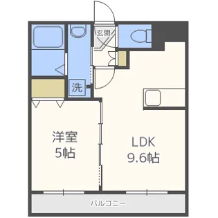 Dolce Vita GAKUENMAE【2階】の間取り