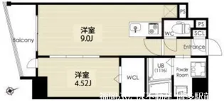 レブリアント清川【8階】の間取り