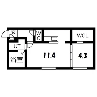 Peche山鼻D【3階】の間取り