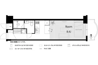 両国パークハウス【2階】の間取り