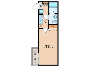 Frontier Sugamo【3階】の間取り