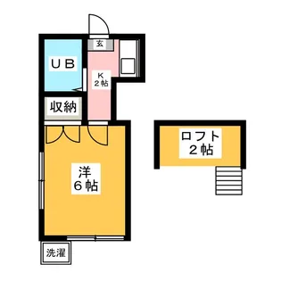アーク御幸ヶ浜【1階】の間取り