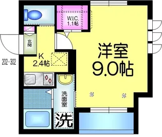 ヘーベルメゾン千寿【3階】の間取り